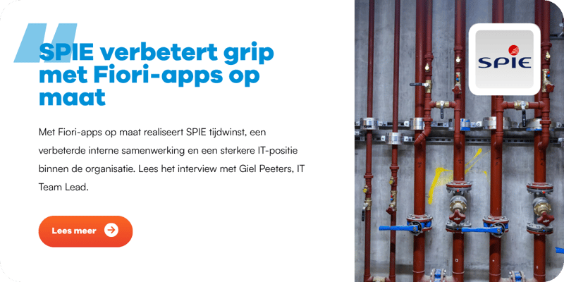 SPIE verbetert grip met Fiori-apps op maat